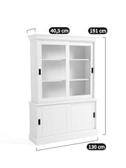 La Redoute Intérieurs White Solid Pine Sideboard - Image 4 of 4