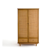 La Redoute Intérieurs Dark Wood Orient Solid Pine Wardrobe - Image 1 of 5
