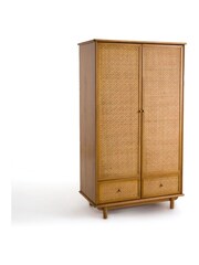 La Redoute Intérieurs Dark Wood Orient Solid Pine Wardrobe - Image 2 of 5