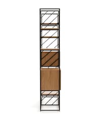 La Redoute Intérieurs Oak Vaulty & Metal Wire Shelving Unit - Image 3 of 5