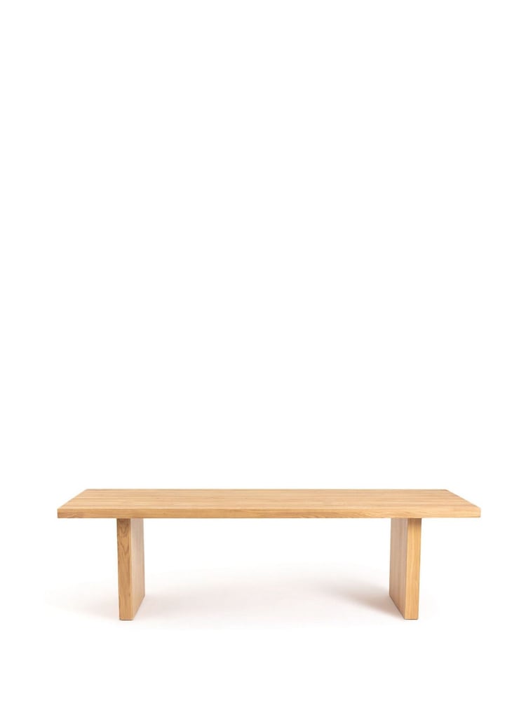La Redoute Intérieurs Oak Vova Solid 8 to 10 Seater Dining Table - Image 1 of 5