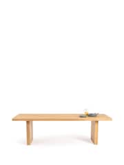 La Redoute Intérieurs Oak Vova Solid 8 to 10 Seater Dining Table - Image 2 of 5