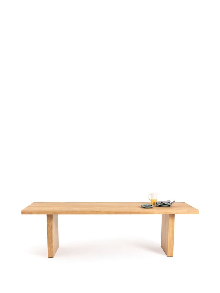 La Redoute Intérieurs Oak Vova Solid 8 to 10 Seater Dining Table - Image 2 of 5