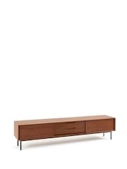 La Redoute Intérieurs Walnut Noyeto Walnut TV Storage Unit - Image 1 of 5