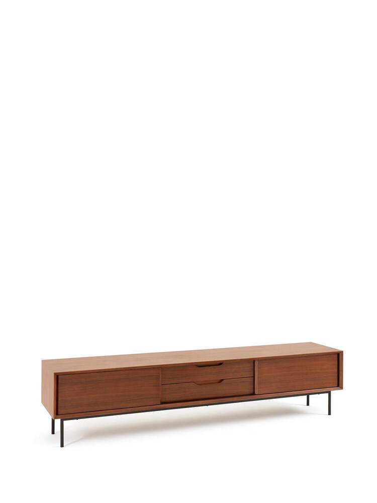 La Redoute Intérieurs Walnut Noyeto Walnut TV Storage Unit - Image 1 of 5