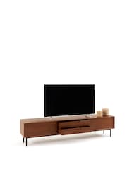 La Redoute Intérieurs Walnut Noyeto Walnut TV Storage Unit - Image 3 of 5