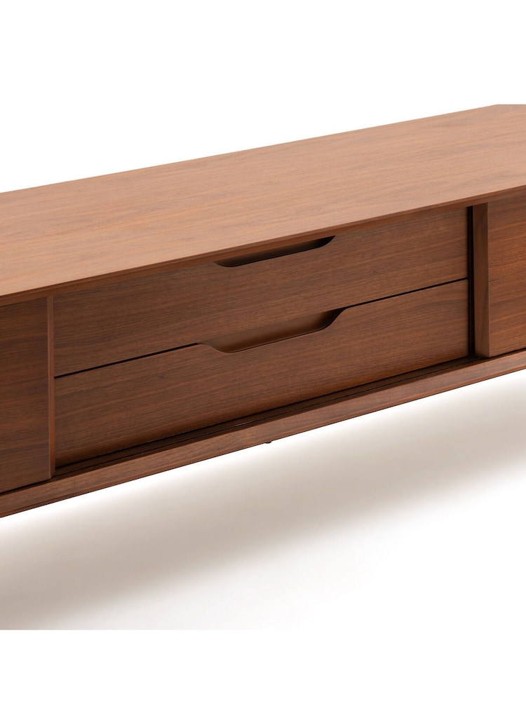 La Redoute Intérieurs Walnut Noyeto Walnut TV Storage Unit - Image 5 of 5