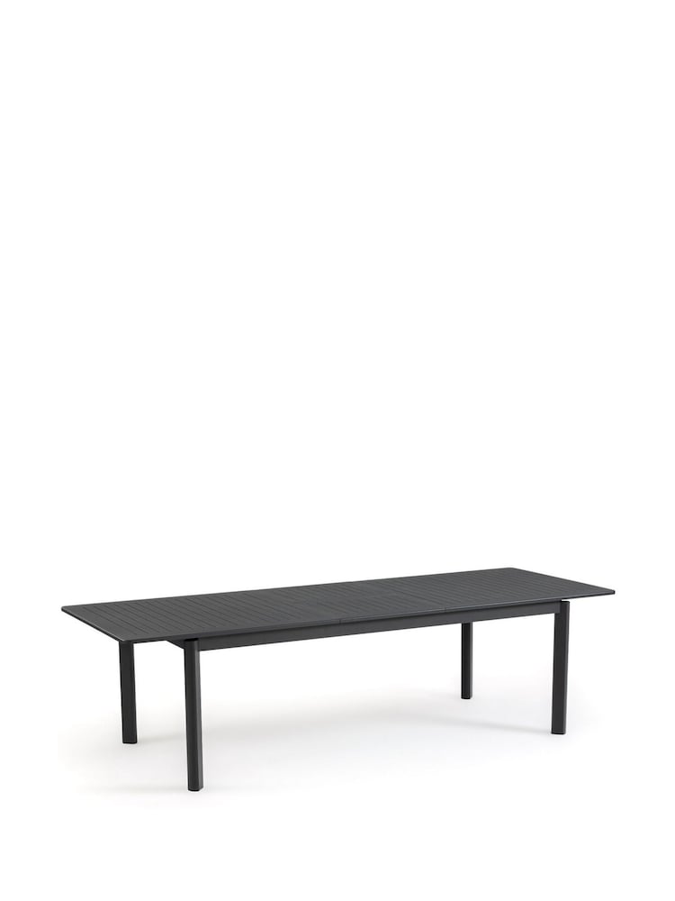 La Redoute Intérieurs Charcoal Tuha Aluminium Garden Table - Image 3 of 3