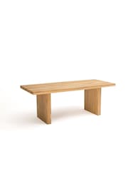 La Redoute Intérieurs Oak Vova Solid Oak 6 to 8 Seater Dining Table - Image 3 of 4