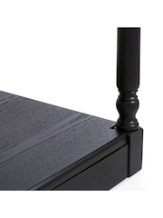 La Redoute Intérieurs Black Reipard 180cm Oak Veneer Draper Console Table - Image 4 of 5