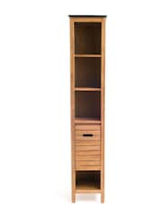 La Redoute Intérieurs Acacia Saturne Acacia Bathroom Storage Column 35cm - Image 1 of 4
