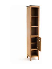 La Redoute Intérieurs Acacia Saturne Acacia Bathroom Storage Column 35cm - Image 3 of 4