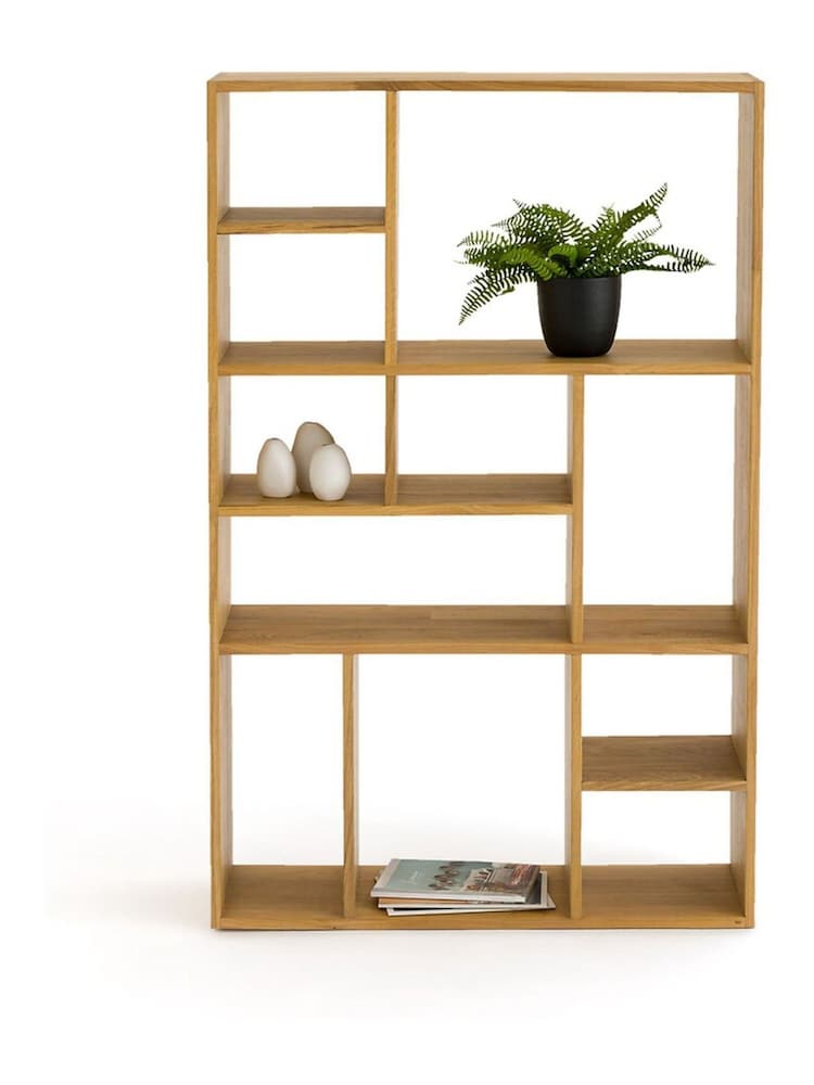 La Redoute Intérieurs Oak Rymo Asymmetric Bookcase - Image 1 of 4