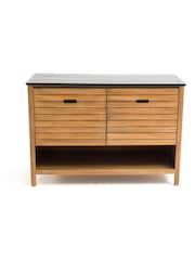 La Redoute Intérieurs Acacia Saturne Acacia Bathroom Vanity Unit 120cm - Image 1 of 4