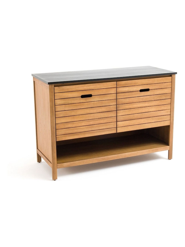 La Redoute Intérieurs Acacia Saturne Acacia Bathroom Vanity Unit 120cm - Image 2 of 4
