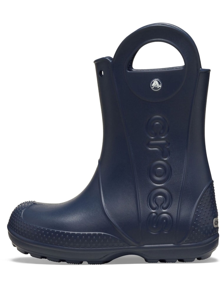 Crocs Navy Kids Handle It Rain Boots - Image 2 of 7