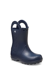 Crocs Navy Kids Handle It Rain Boots - Image 3 of 7