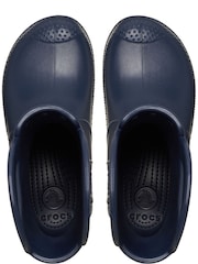 Crocs Navy Kids Handle It Rain Boots - Image 6 of 7