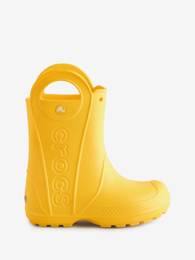 Crocs Yellow Kids Handle It Rain Boots - Image 1 of 1