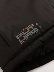 Black Waterproof Inner Wadded Coat (3-16yrs) - Image 10 of 12