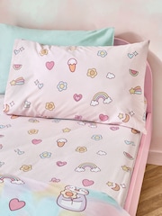 Catherine Lansfield Pastel Forever Together Fitted Sheet - Image 1 of 2