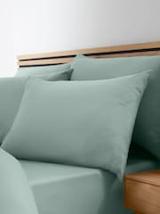 Catherine Lansfield 4 Pack Green So Soft Non-Iron Pillowcases - Image 2 of 2