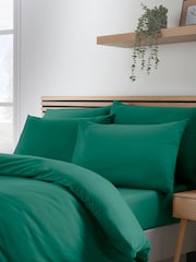 Catherine Lansfield 4 Pack Teal So Soft Non-Iron Pillowcases - Image 1 of 2