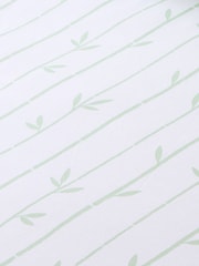 Catherine Lansfield Green Panda Paws Fitted Sheet - Image 2 of 2