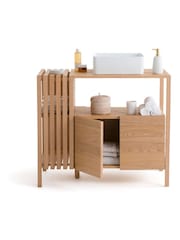 La Redoute Intérieurs Natural Theonie L93cm Wooden Sink Vanity Unit - Image 2 of 5