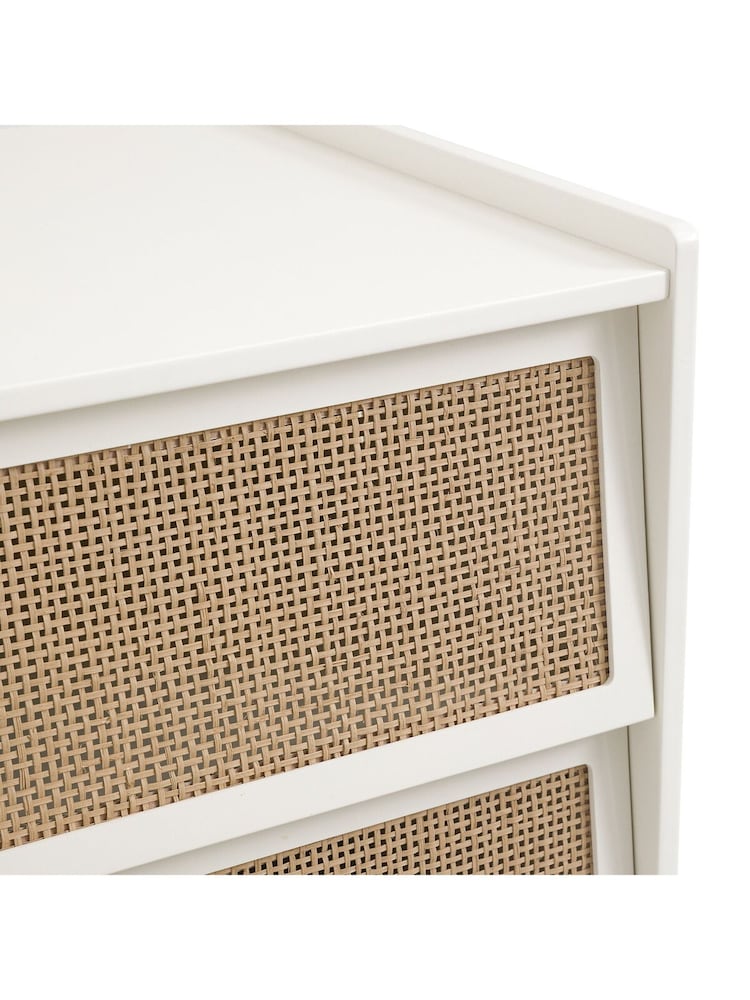 La Redoute Intérieurs Egg Shell Taga Dresser with 5 Cane Drawers - Image 5 of 5