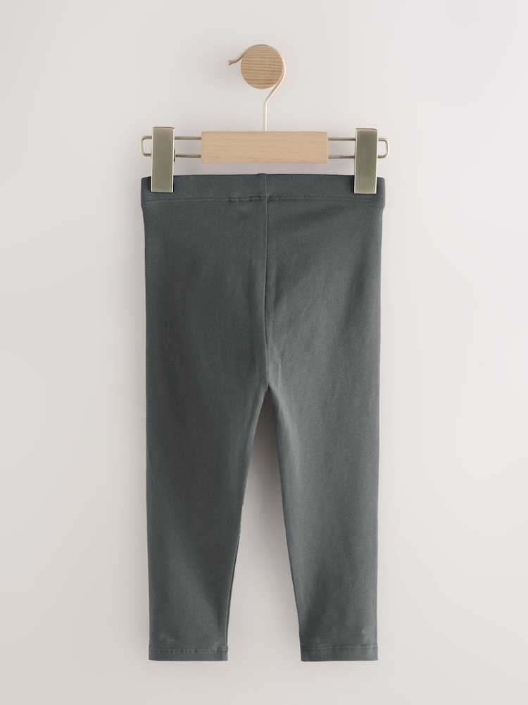 Charcoal Grey Unicorn Embellished Leggings (3mths-7yrs) - Image 2 of 4