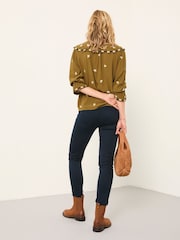 FatFace Hayle Navy Five Pocket Jegging - Image 2 of 5