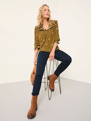 FatFace Hayle Navy Five Pocket Jegging - Image 3 of 5