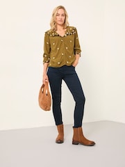 FatFace Hayle Navy Five Pocket Jegging - Image 4 of 5