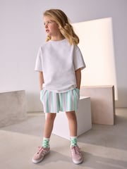 White Oversized Heavyweight 100% Cotton T-Shirt (3-16yrs) - Image 2 of 4