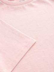 Pink Oversized Heavyweight 100% Cotton T-Shirt (3-16yrs) - Image 8 of 8