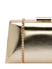 Gold - Lotus Clutch-Tasche mit Kette - Bild 3 von 4