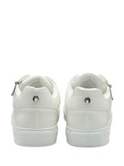 Lotus White Zip-Up Trainers - Image 3 of 3