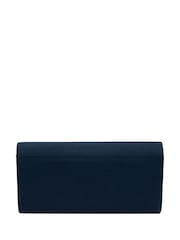 Marineblau/blau - Lotus Clutch-Tasche mit Kette - Bild 2 von 4