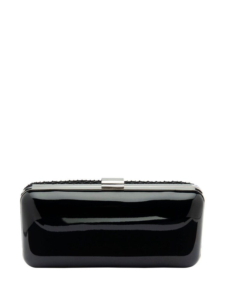 Negro - Lotus Clutch Bag con cadena - Imagen 2 de 4 Negro - Lotus Clutch Bag con cadena - Imagen 2 de 4