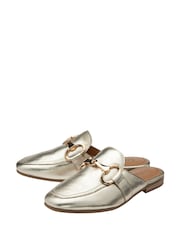Lotus Gold Flat Mules Shoes - Image 2 of 4
