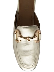Lotus Gold Flat Mules Shoes - Image 4 of 4