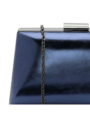 Blau - Lotus Clutch-Tasche mit Kette - Bild 4 von 4