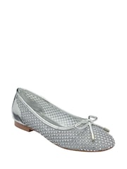 Lotus Silver Flat Ballerinas Shoes - Image 1 of 4