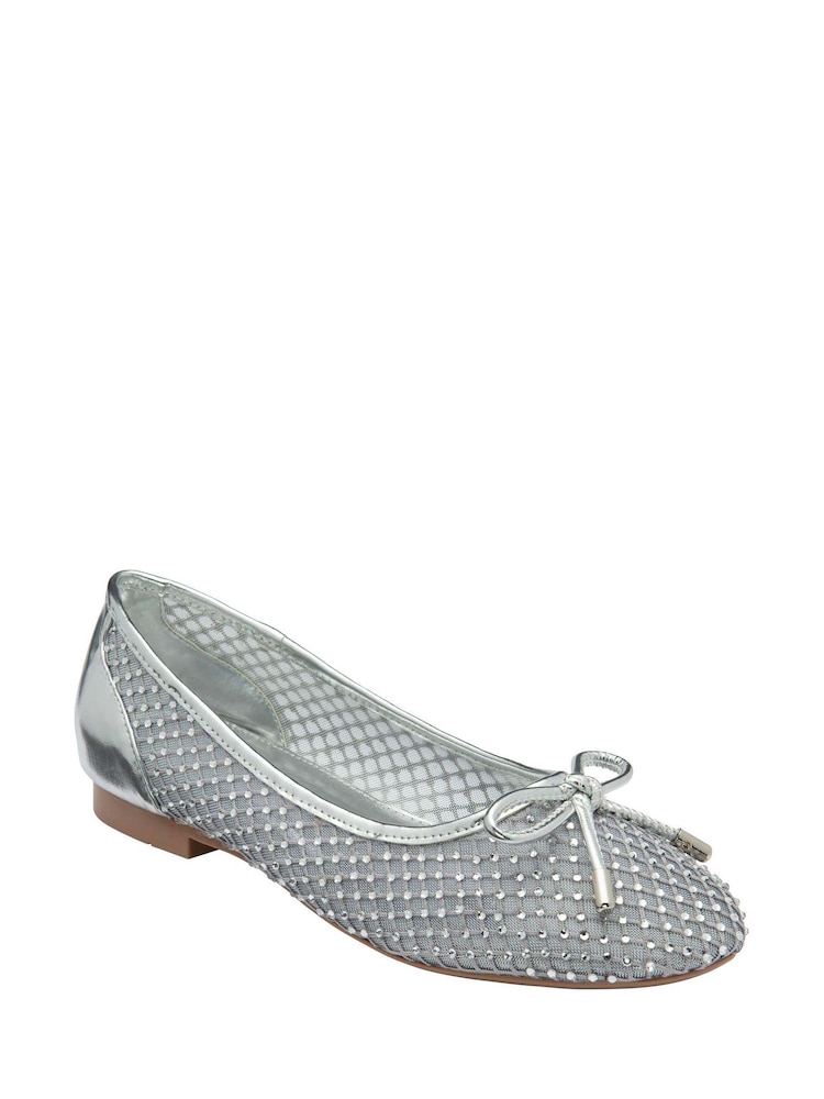 Lotus Silver Flat Ballerinas Shoes - Image 1 of 4