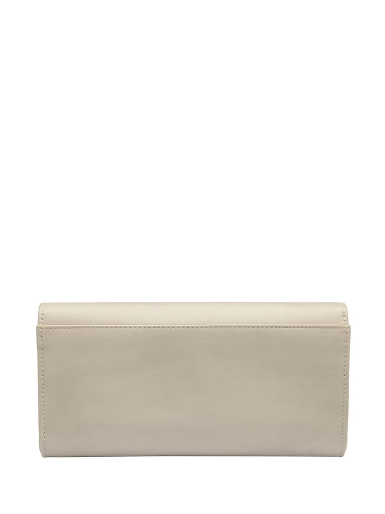 Nude - Lotus Clutch-Tasche mit Kette - Bild 2 von 4