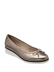 Lotus Grey Leather Casual Shoes - Image 1 of 4