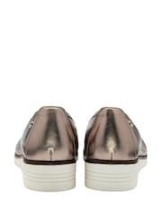 Lotus Grey Leather Casual Shoes - Image 3 of 4