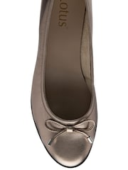 Lotus Grey Leather Casual Shoes - Image 4 of 4