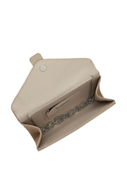 Lotus Nude Clutch Bag with Chain - Image 3 of 4